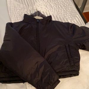 Black puffer jacket